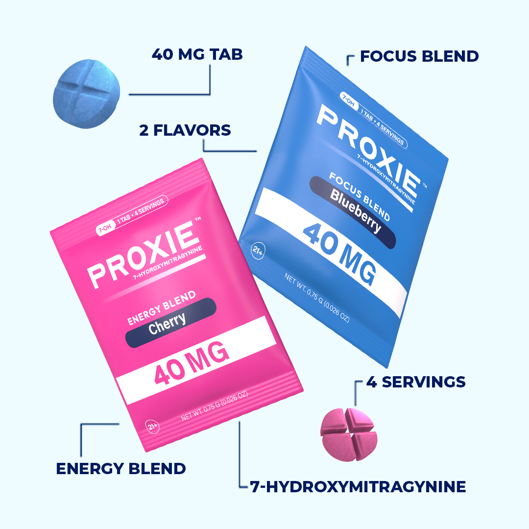Proxie 7-Hydroxymitragynine| Focus Blend | Blueberry