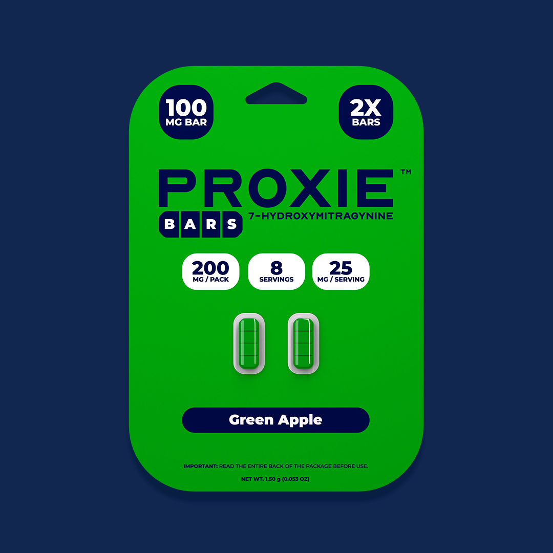 2ct 100mg Proxie BARS 7-HYDROXYMITRAGYNINE | Grape