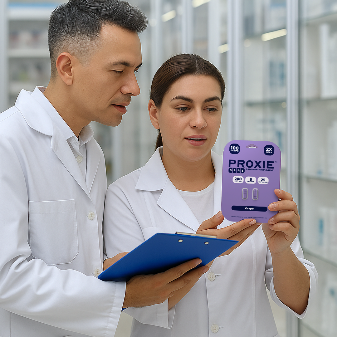 2ct 100mg Proxie BARS 7-HYDROXYMITRAGYNINE | Green Apple