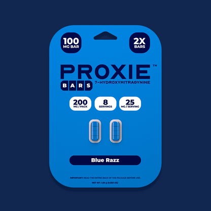 2ct 100mg Proxie BARS 7-HYDROXYMITRAGYNINE | Grape